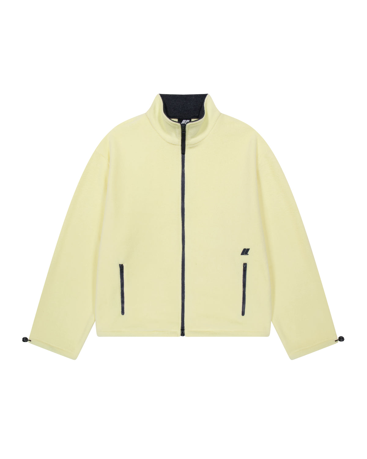 Pastel Crop Fleece Jacket