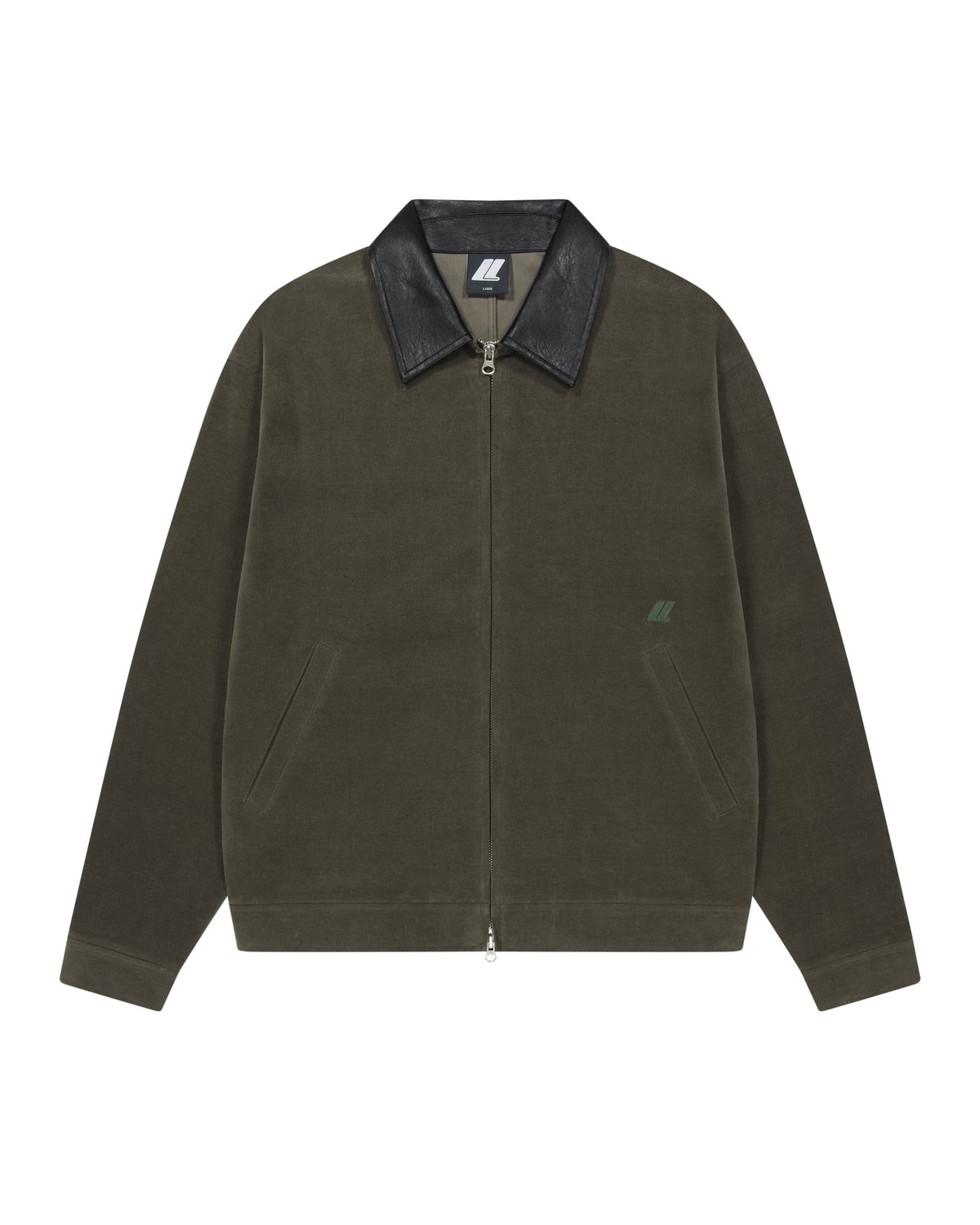 Collared Velour Jacket