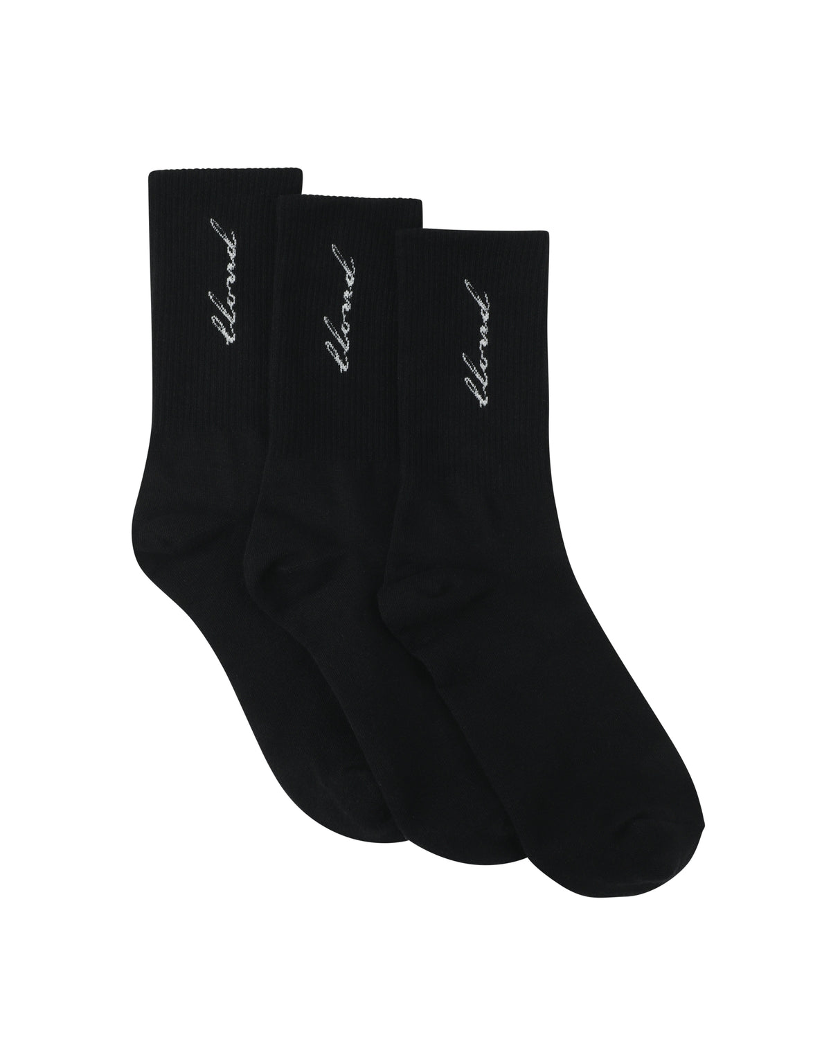 Tattoo Crew Socks Set - Black